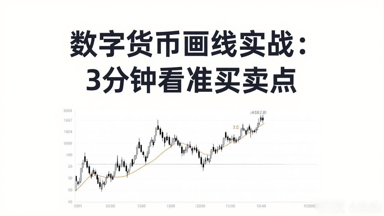 数字货币画线实战：3分钟看准买卖点