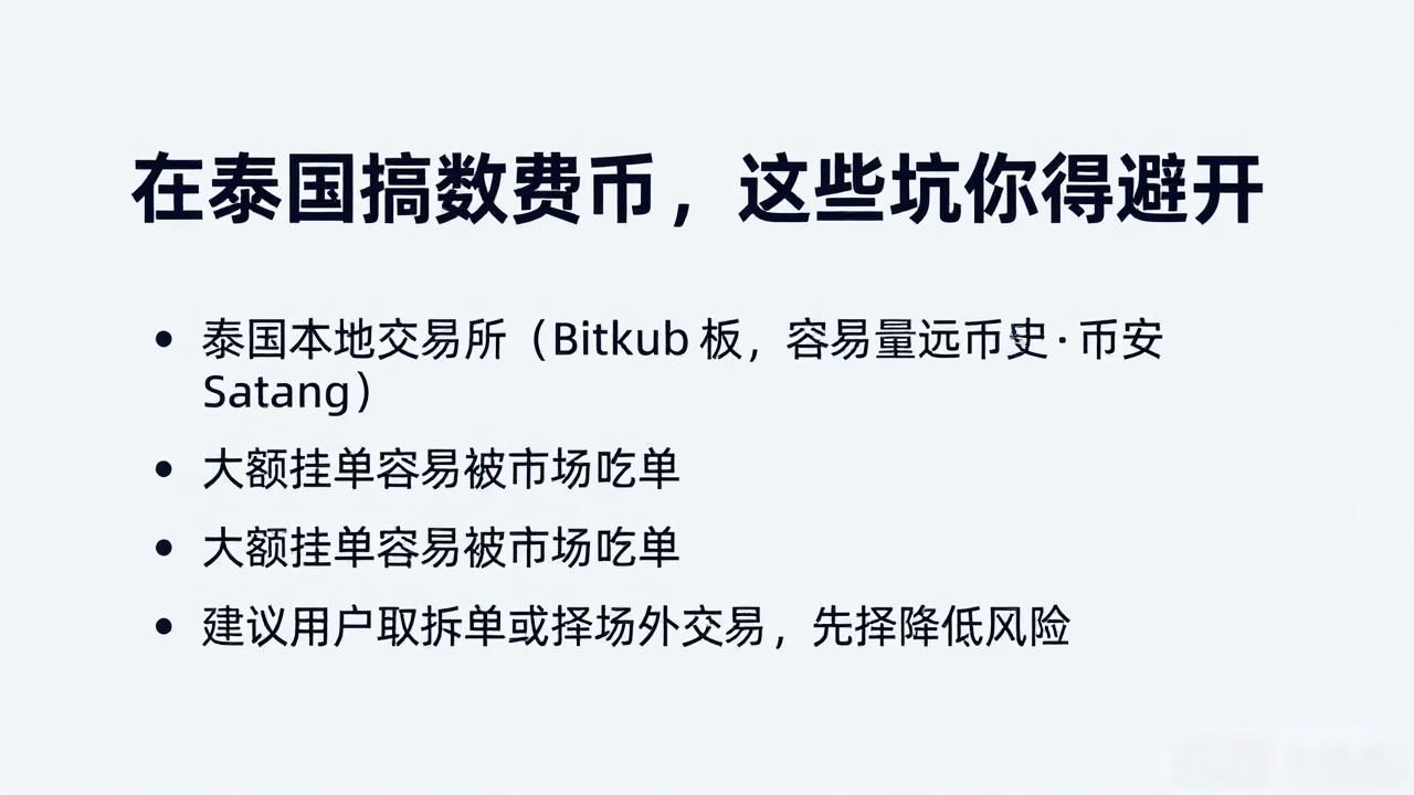 在泰国搞数字货币，这些坑你得避开