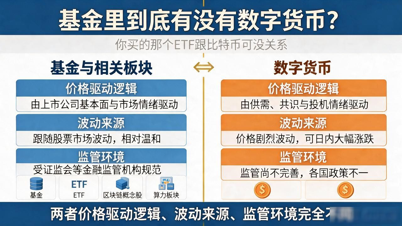 基金里到底有没有数字货币？你买的那个ETF跟比特币可没关系