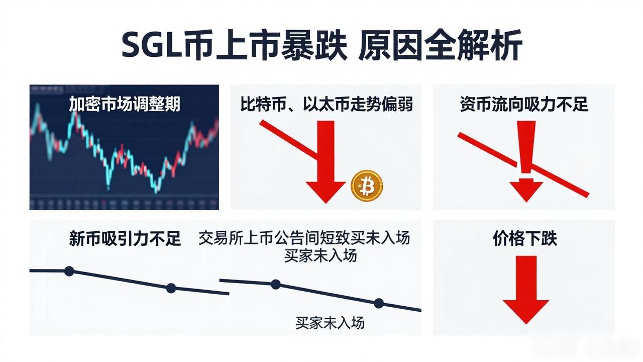 SGL币上市暴跌 原因全解析
