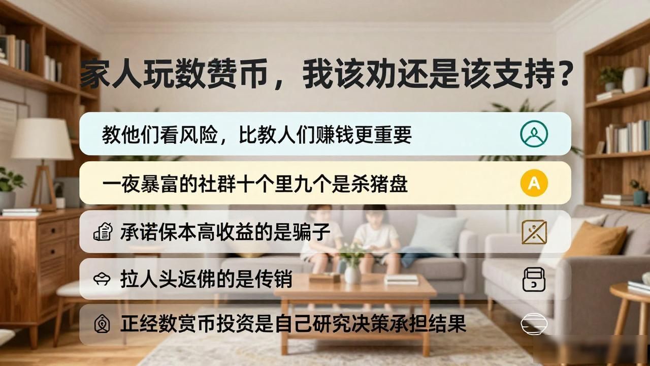 家人玩数字货币，我该劝还是该支持？